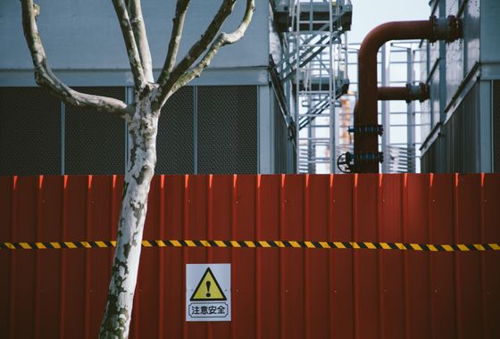 Construction site hoarding