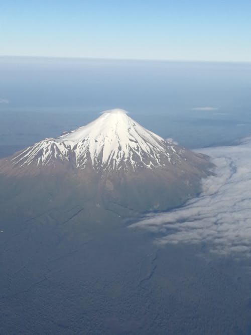 Free stock photo of aerial view, mountain, taranaki