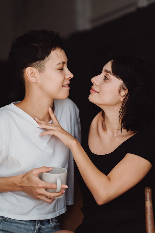 Two Women Being Affectionate