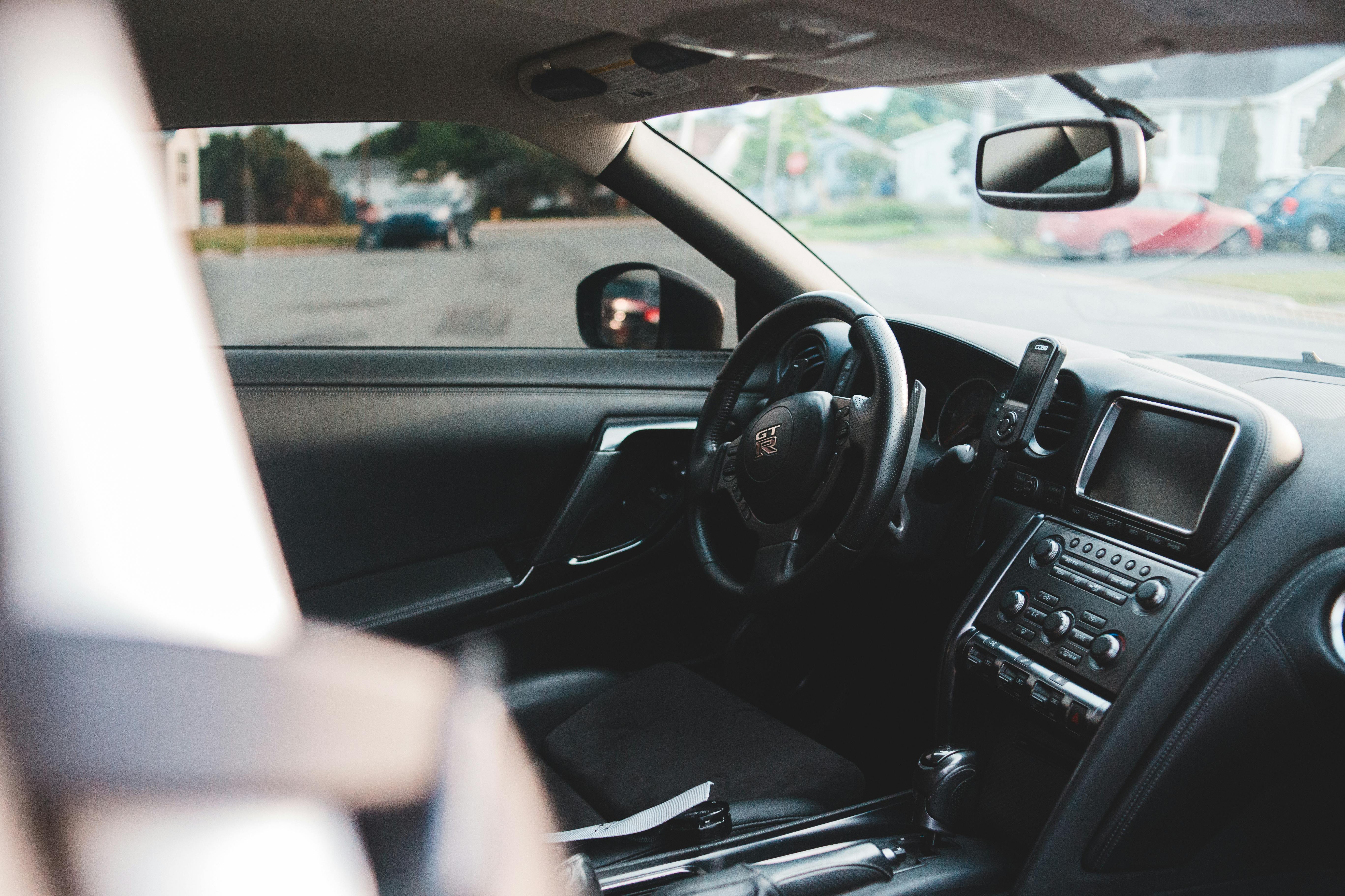 Black and Orange Car Seat \u00b7 Free Stock Photo