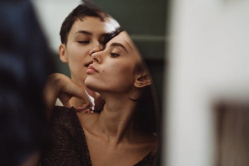 Mirror Reflection of Women