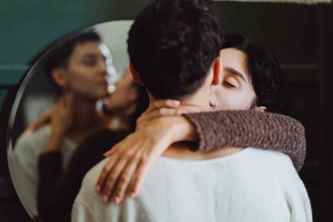 Two Women Being Affectionate