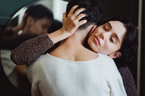 Two Women Being Affectionate