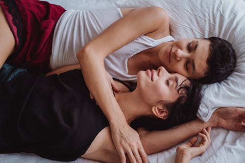 Free Two Women Sleeping Together Stock Photo