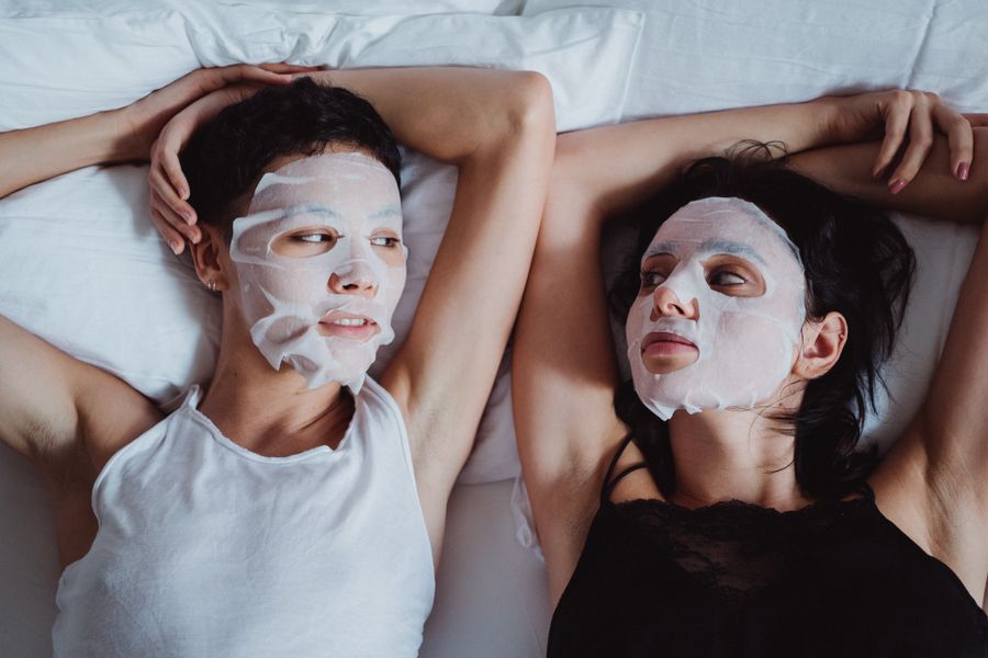 Maschera in tessuto