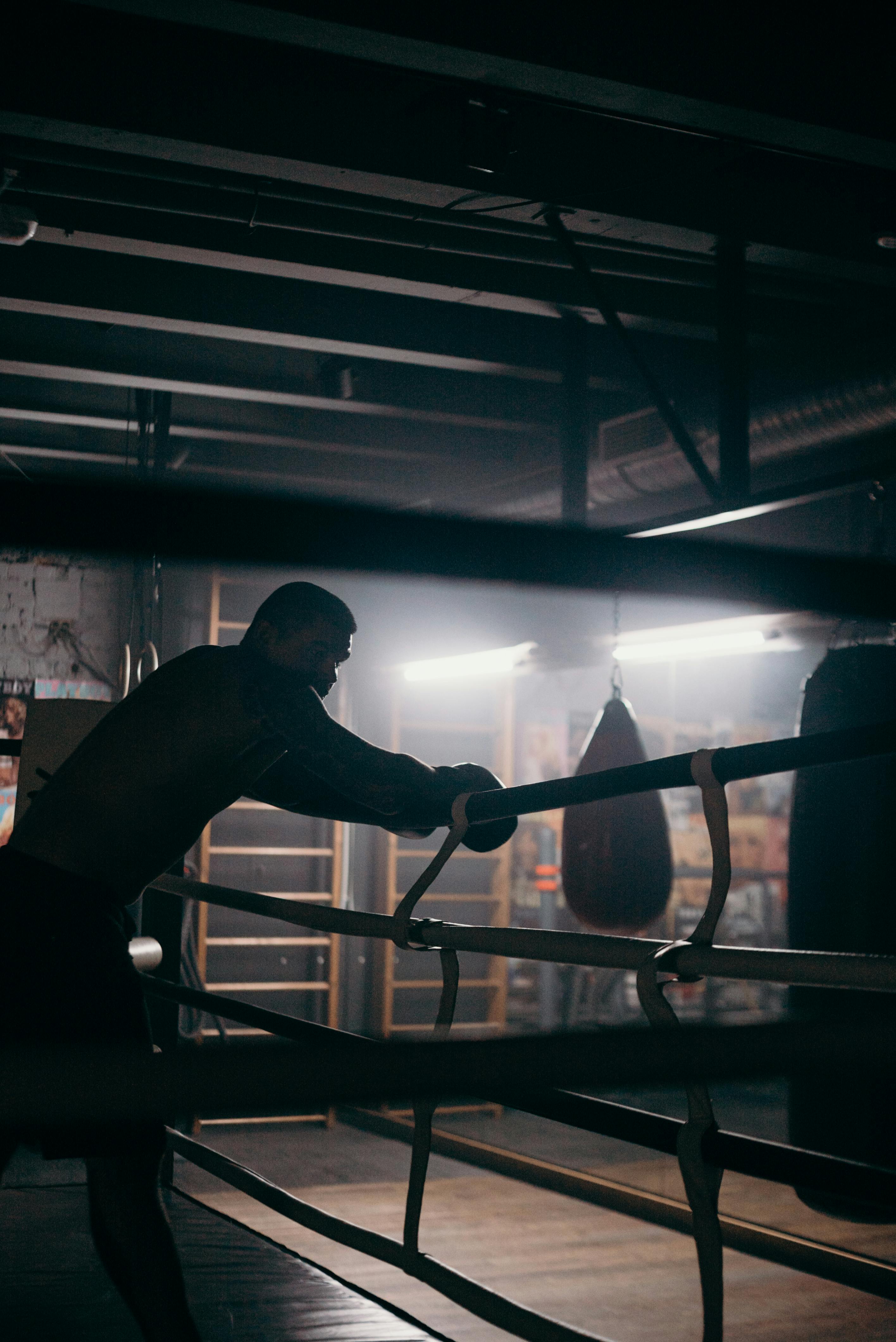 Man in Black Boxing Gloves  Free Stock Photo