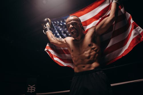 Základová fotografie zdarma na téma afroamerický, bez trička, boxer