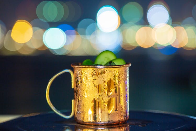 Gold Moscow Mule Mug