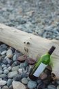 优雅的葡萄酒环境坐落于鹅卵石海滩，点缀着浮木，非常适合浪漫场合