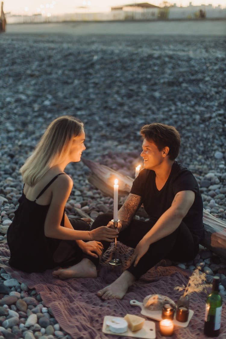 Couple Having A Picnic