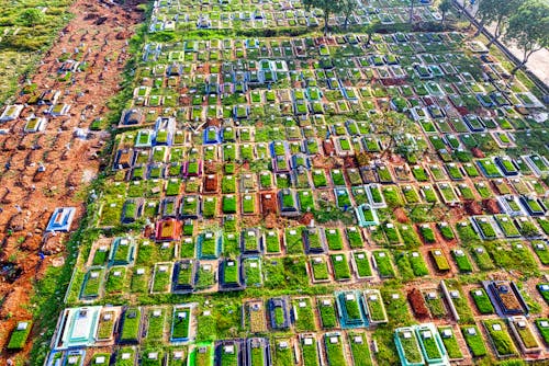 Aerial View of Cemetery
