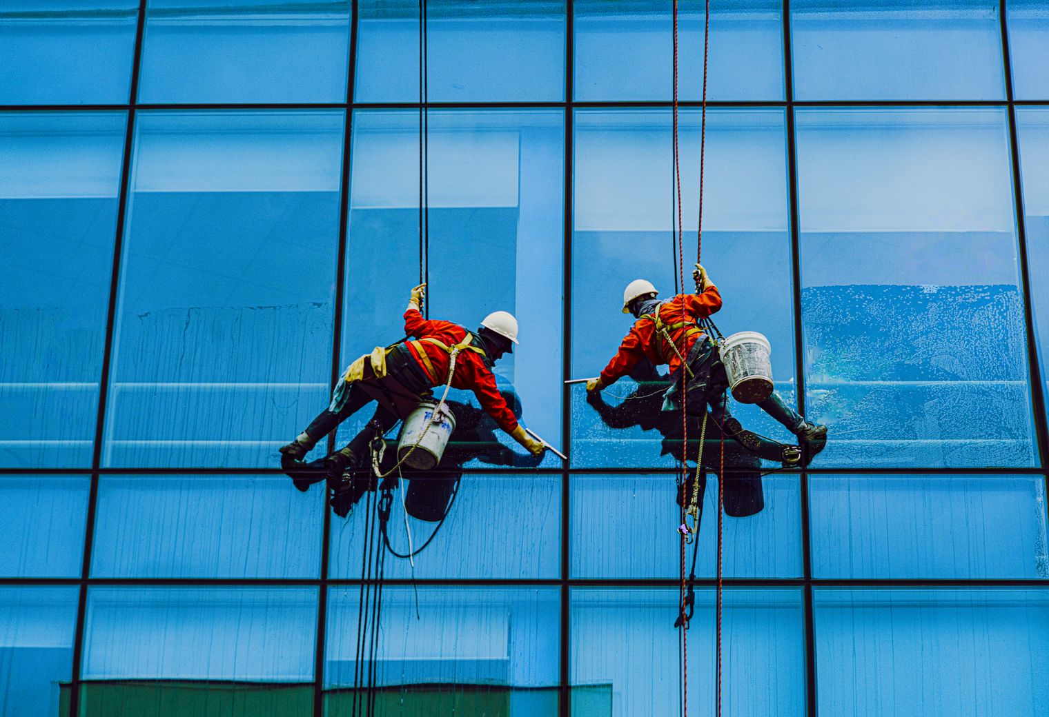 Exterior Painting in Mayfair — surfaces prepped and cut in by hand