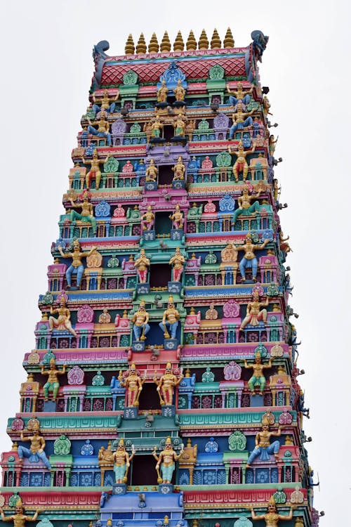 Foto stok gratis Arsitektur, Hindu, Kuil