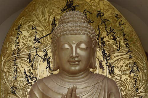 Kostnadsfria Kostnadsfri bild av buddha, buddhism, guld Stock foto