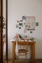 Brown Wooden Table With Chairs