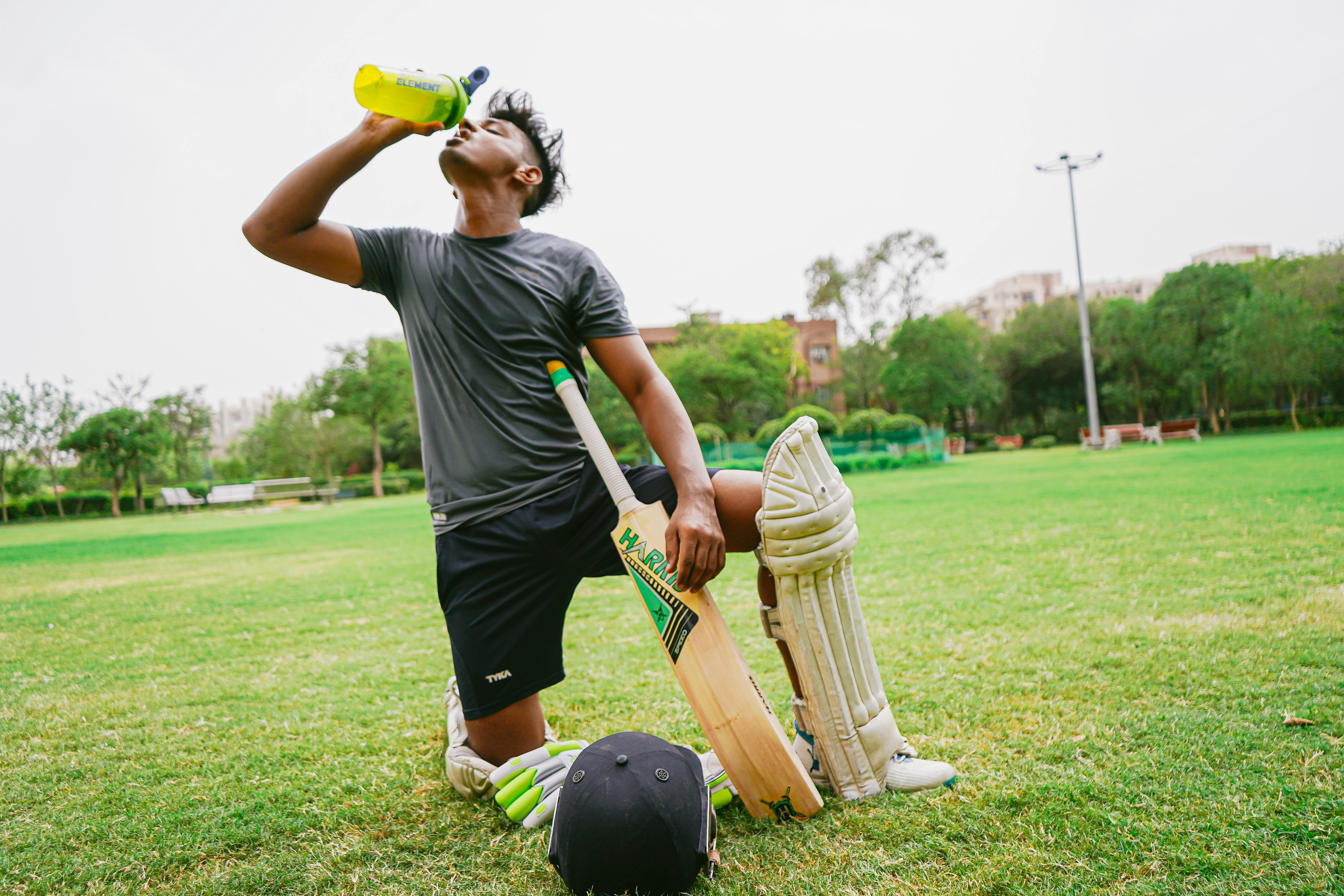 cricket bat and ball