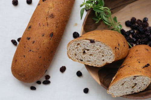Loaves of Bread with Raisins
