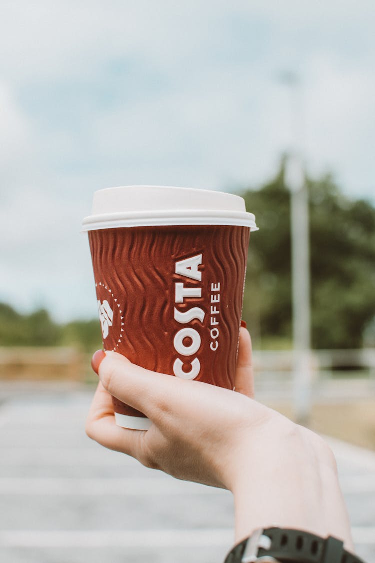 Close Up Of Starbucks Cup