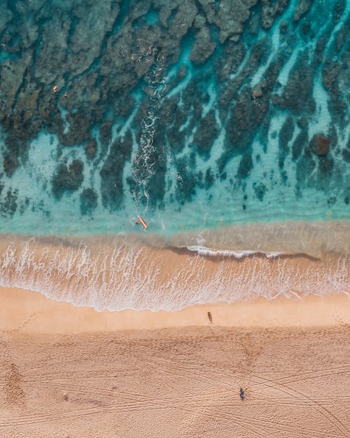 Aerial View of a Beach