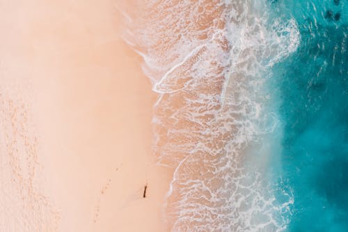 Beach and Ocean Top View