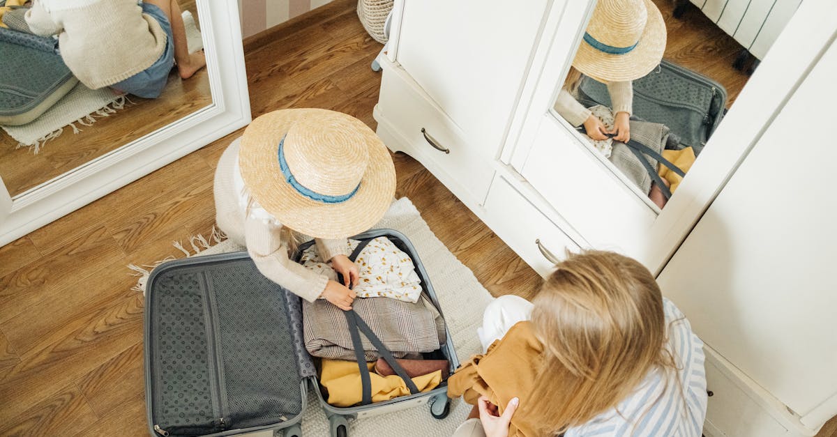 How to fold clothes for packing