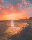 View of a Sunset over Sea