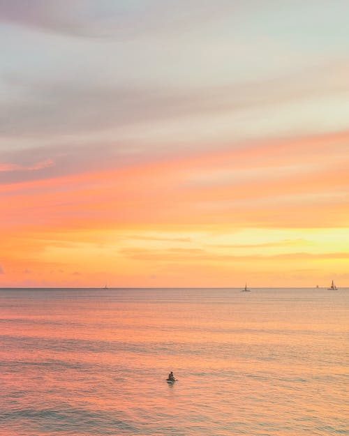 Kostenloses Stock Foto zu himmel, horizont, meer