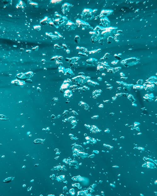 Foto profissional grátis de água, azul, bolhas