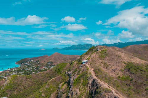 地平線, 山脉, 建造 的 免费素材图片