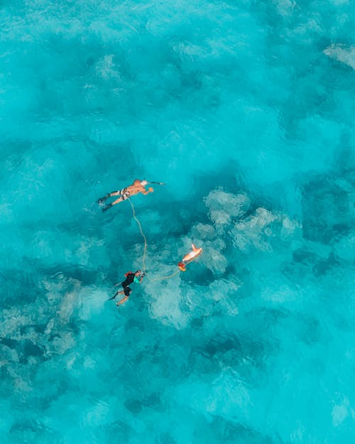 Gratis stockfoto met blauw water, blauwgroen, dronefoto