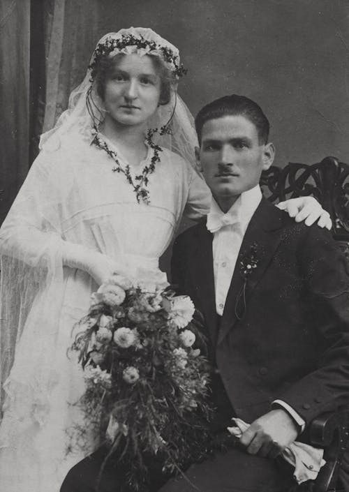 คลังภาพถ่ายฟรี ของ การแต่งงาน, คลาสสิก, ช่อดอกไม้เจ้าสาว