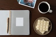 Photo Of White Chocolate On Ceramic Plate