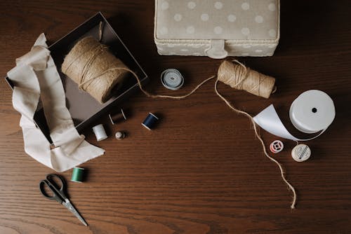 Δωρεάν στοκ φωτογραφιών με flatlay, αντικείμενο, βελονιά