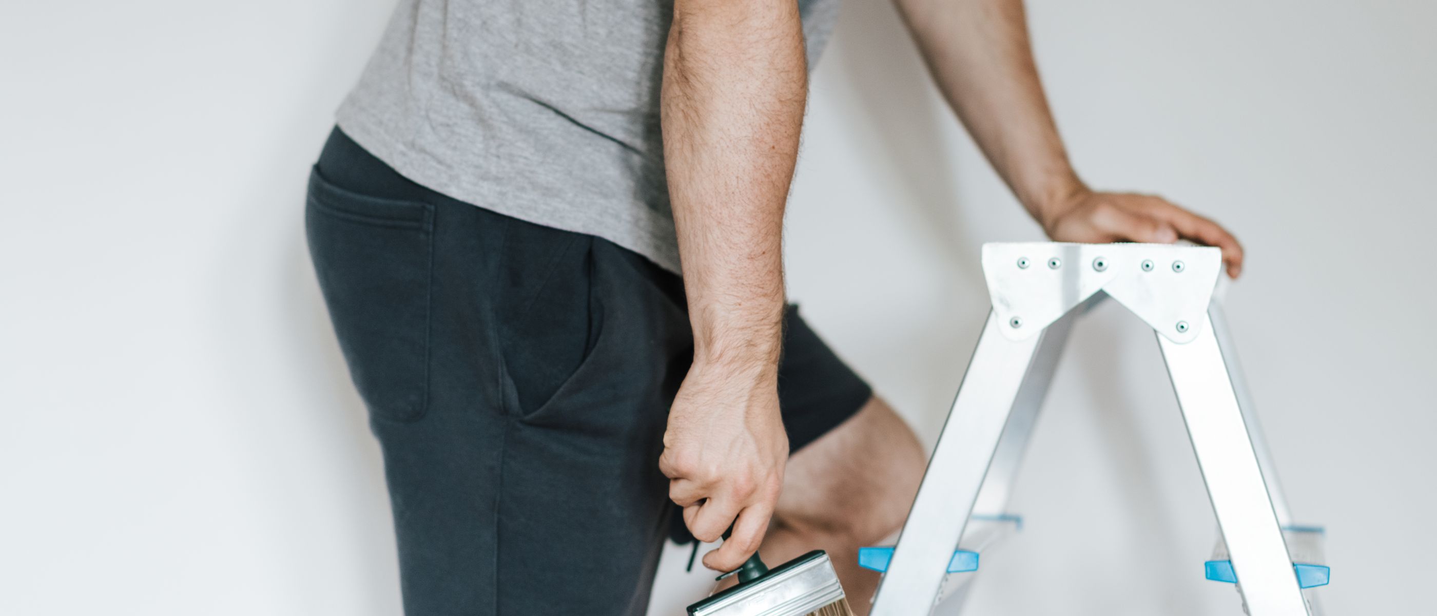 Commercial Decorating in Bexley — walls rolled to an even, flat finish