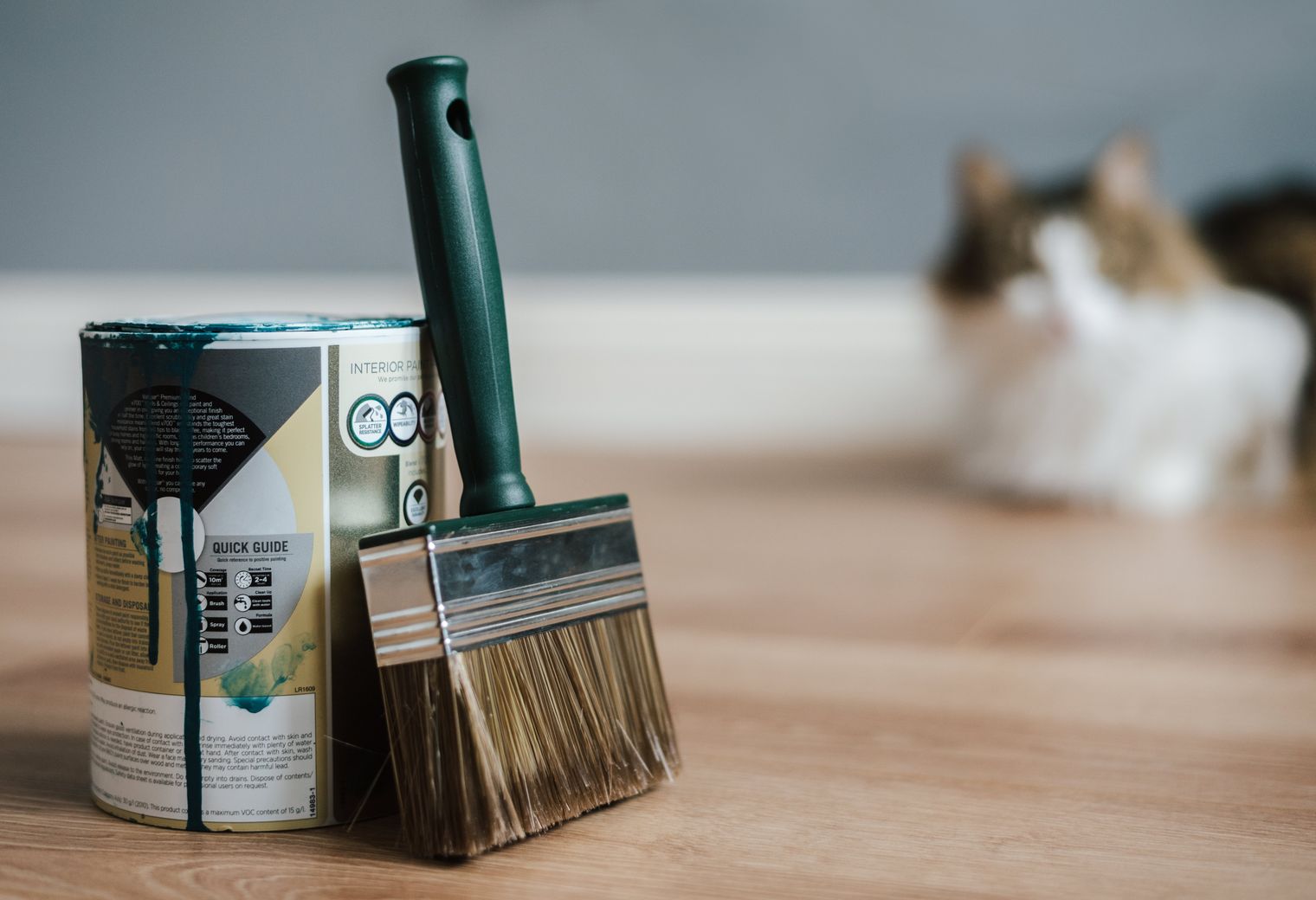 Painters and Decorators in Walthamstow — surfaces prepped and cut in by hand