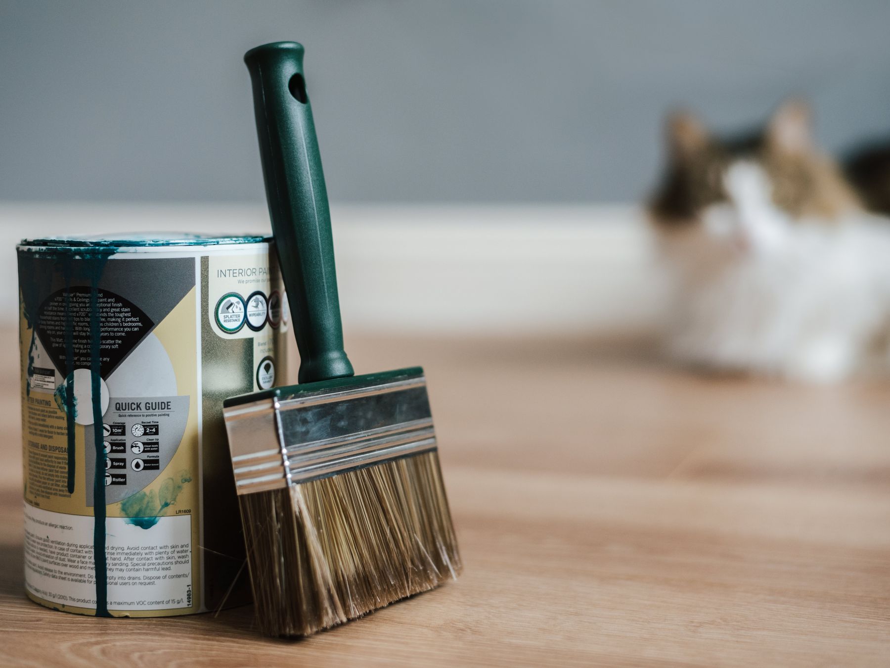 Painters and Decorators in Farringdon — surfaces prepped and cut in by hand