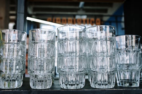 Clear Drinking Glass With Water