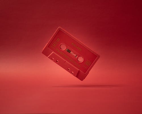 Gratis arkivbilde med kassett, retro, rød
