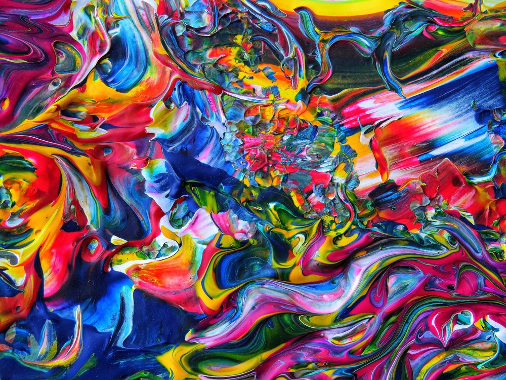 Colorful Painting Example A Colorful Painting · Free Stock Photo