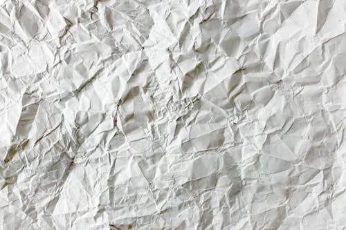 Free White Crumpled Paper Stock Photo