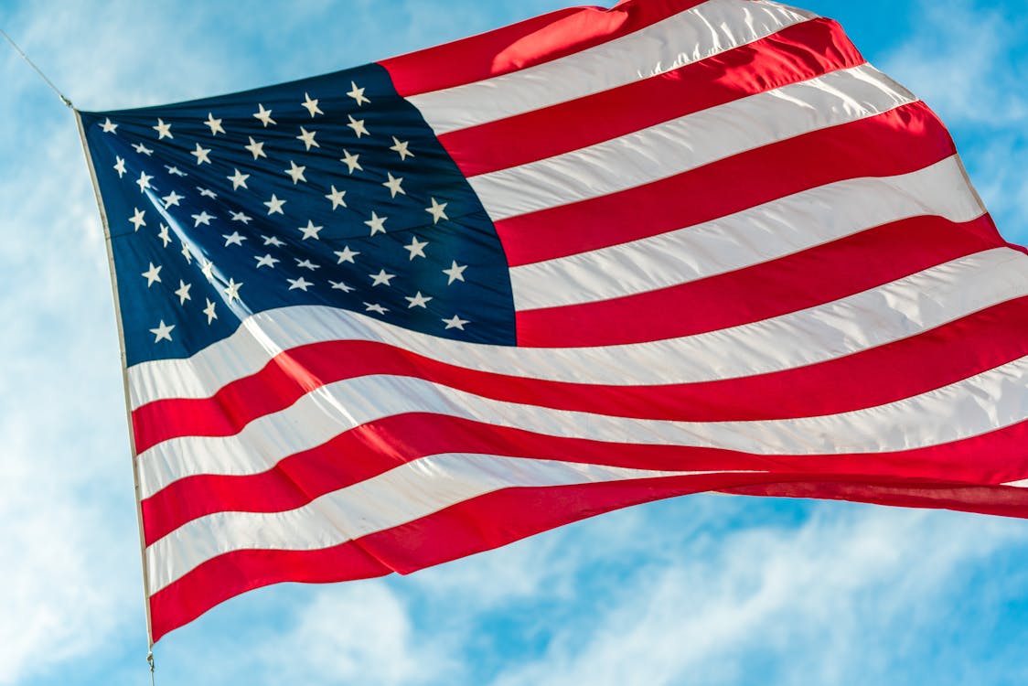Close Up Shot of a Flag · Free Stock Photo