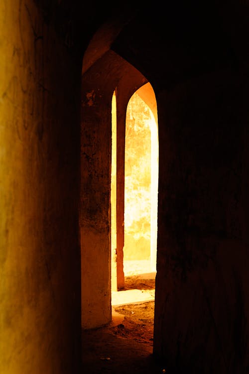 Free stock photo of architecture, dark, doorway