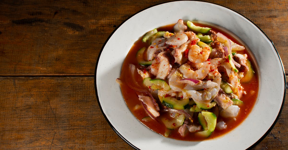 Recette de ceviche de fruits de mer, frais et savoureux