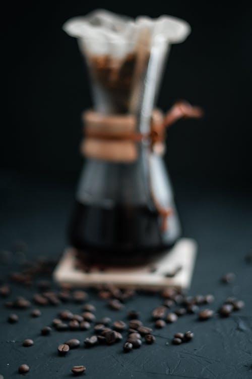 Coffee Making with Fresh Coffee Beans