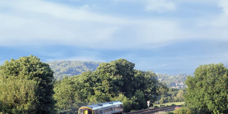 Un tren por el campo