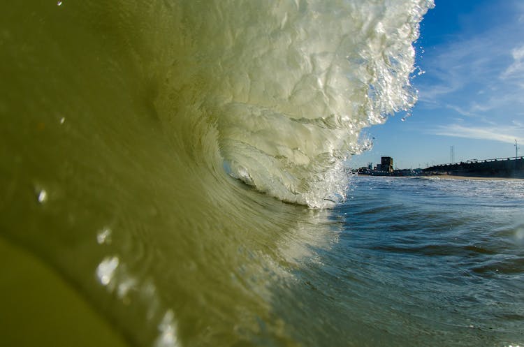 The Barrel Of A Big Wave