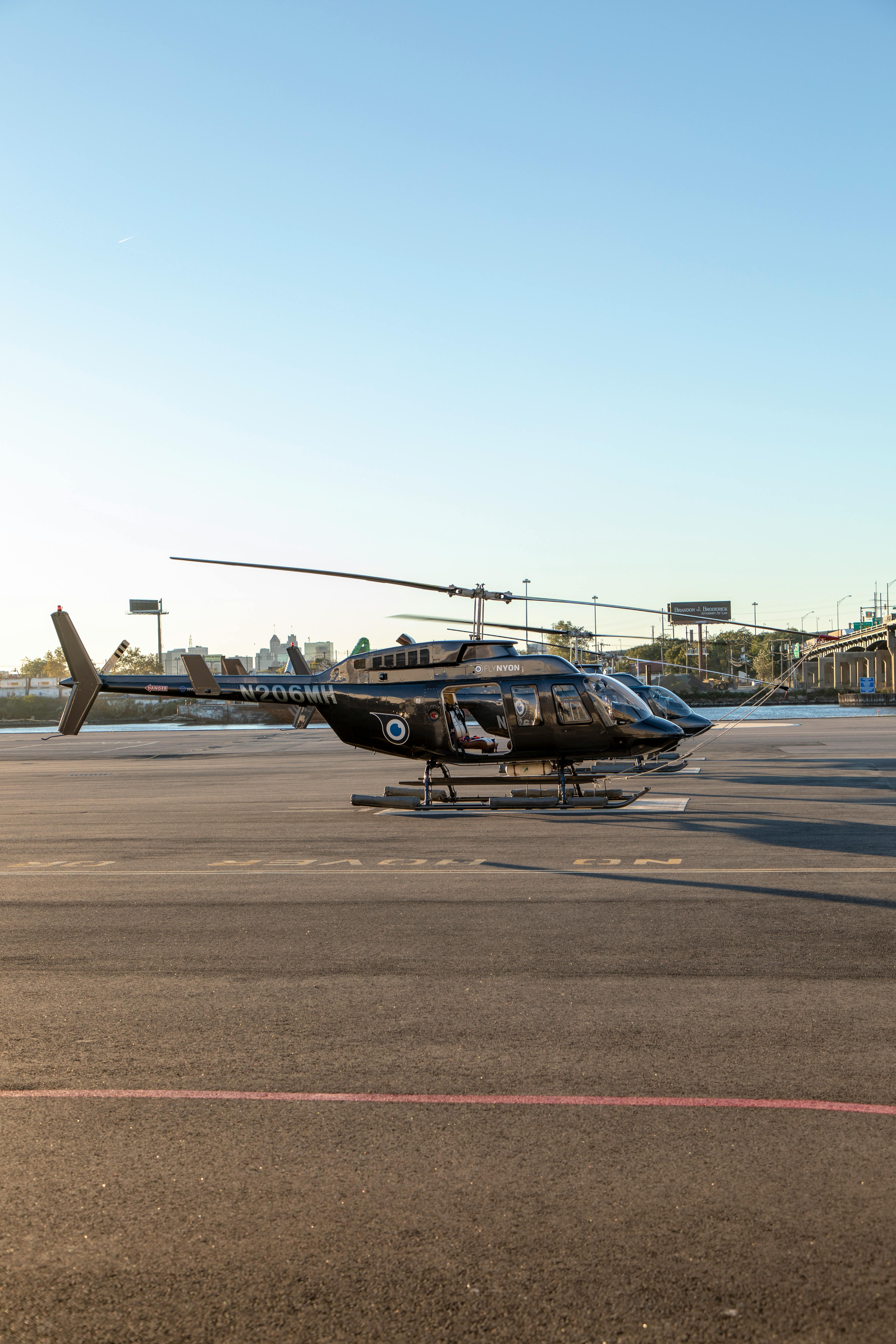 Helicopters Landing On Helipad Photos, Download The BEST Free