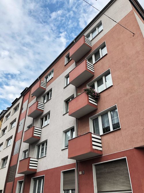 Free stock photo of alone, balcony, blue sky Stock Photo