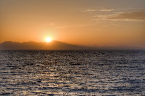 Foto stok gratis laut merah, liveaboard, matahari terbenam