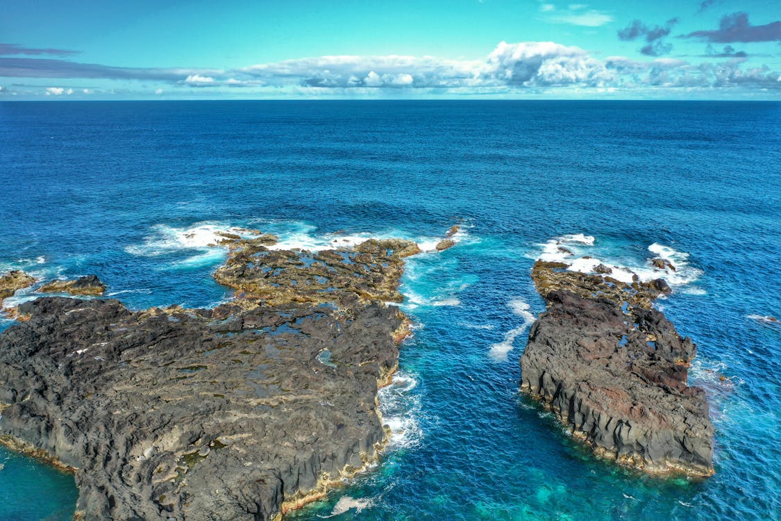 Foto profissional grátis de Açores, drone, oceano